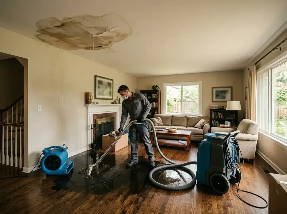 attic-pipe-burst-ceiling-drip-008 — frequently asked questions, Water Damage Restoration & Carpet Care in Fayetteville, PA